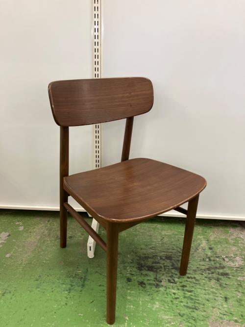 無印良品 (ムジルシリョウヒン) ラウンドチェア ブラウン ウォールナット