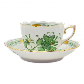 Herend (ヘレンド) 兼用カップ&ソーサー インドの華