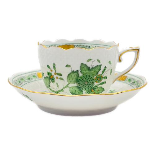 Herend (ヘレンド) 兼用カップ&ソーサー インドの華