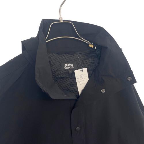 Abu Garcia (アブガルシア) ウォーターレジスタント フィッシングアノラック メンズ SIZE L ブラック