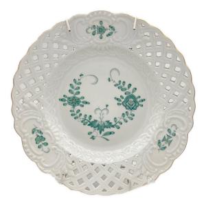 Meissen (マイセン) プレート 透かし網 インドの華