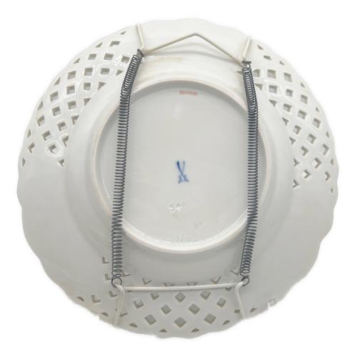 Meissen (マイセン) プレート 透かし網 インドの華