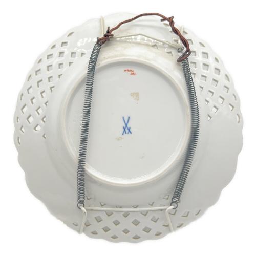 Meissen (マイセン) プレート 透かし網 季節の花