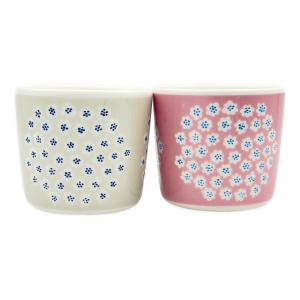 marimekko (マリメッコ) カップセット ピンク×グレー oiva PUKETTI