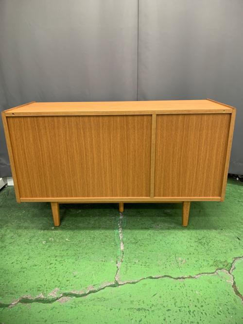 UNICO (ウニコ) TOVEキャビネット ライトブラウン  2枚扉 引き出し付