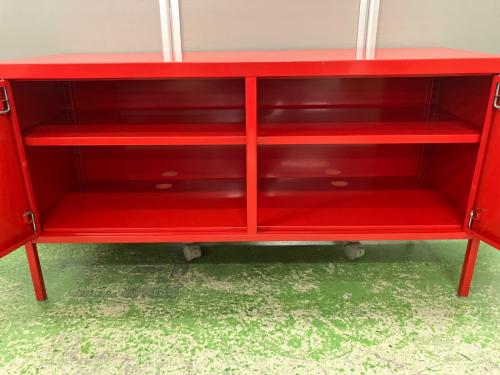 IKEA (イケア) スチールキャビネット レッド PS