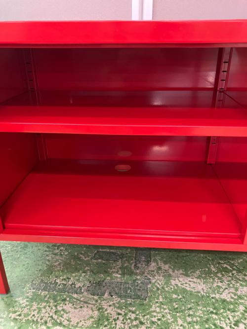IKEA (イケア) スチールキャビネット レッド PS