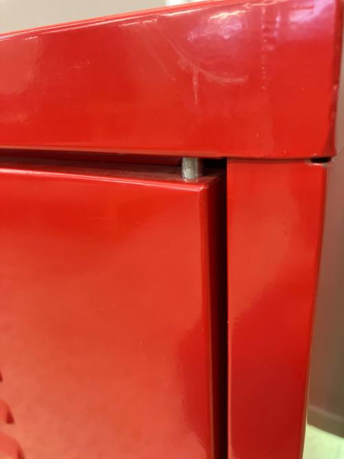 IKEA (イケア) スチールキャビネット レッド PS