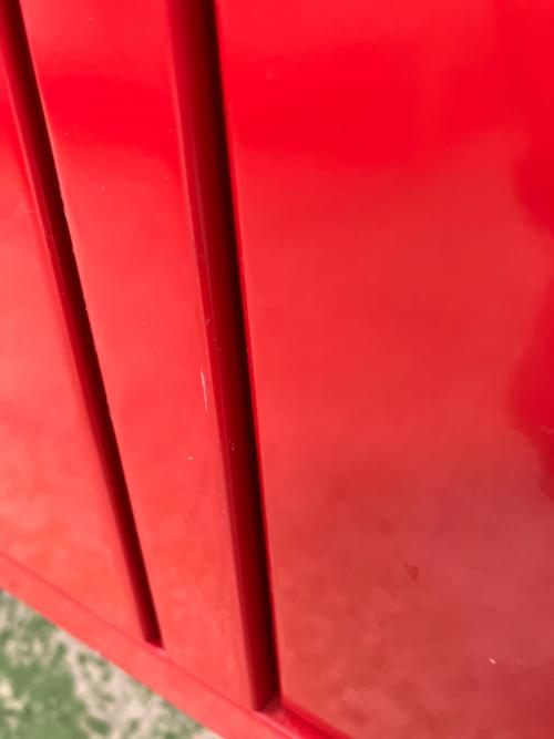 IKEA (イケア) スチールキャビネット レッド PS