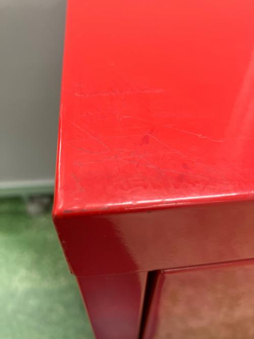 IKEA (イケア) スチールキャビネット レッド PS