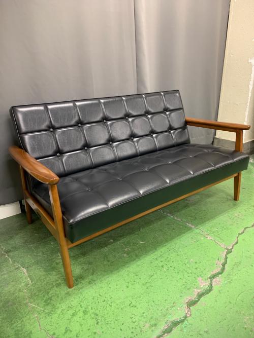 カリモク60 (カリモクロクマル) 2人掛けソファー スタンダードブラック Kチェア 2シーター