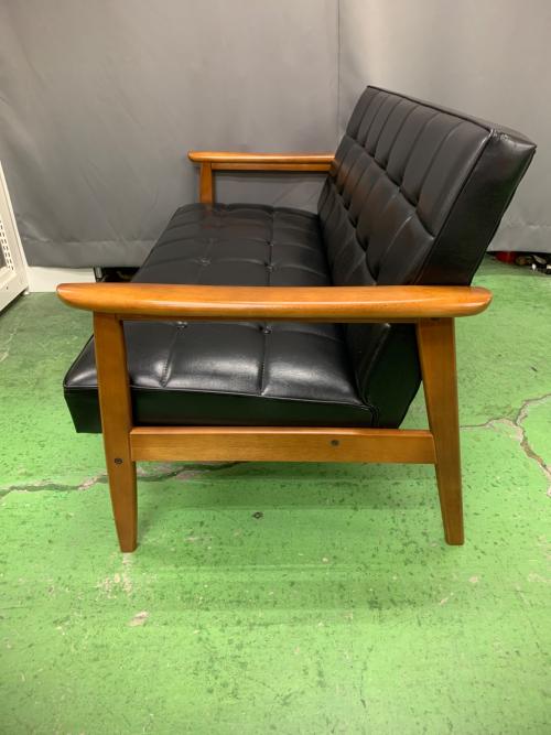 カリモク60 (カリモクロクマル) 2人掛けソファー スタンダードブラック Kチェア 2シーター