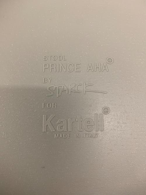 Kartell (カルテル) スツール グレー PRINCE AHAー