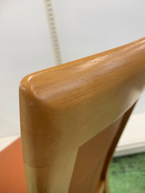 karimoku (カリモク)DIRETTORE ダイニングチェアー オレンジ×ナチュラル