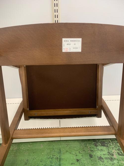 飛騨産業 (ヒダサンギョウ) デスクチェア ブラウン JM288 木製