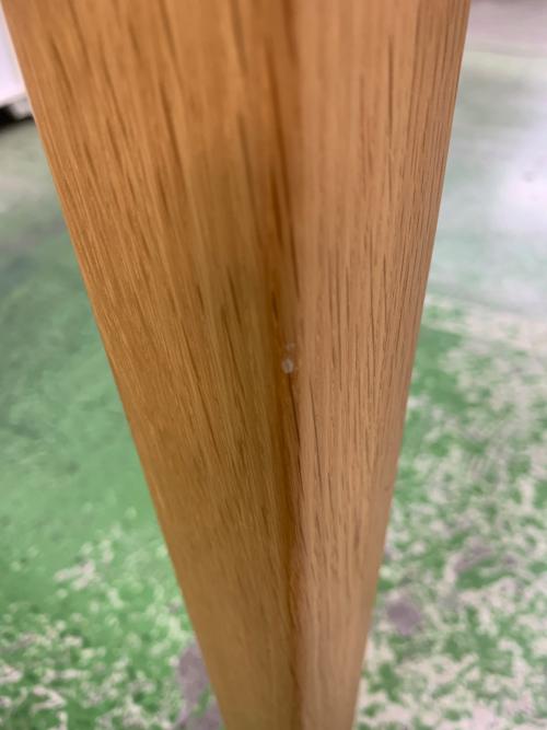 秋田木工 (アキタモッコウ) ダイニング4点セット ナチュラル×ホワイト N-T005