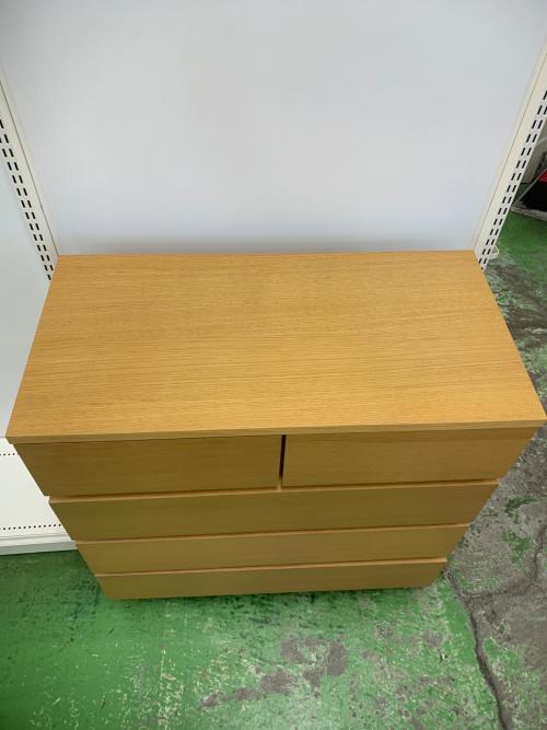 無印良品 (ムジルシリョウヒン) チェスト ナチュラル 4段