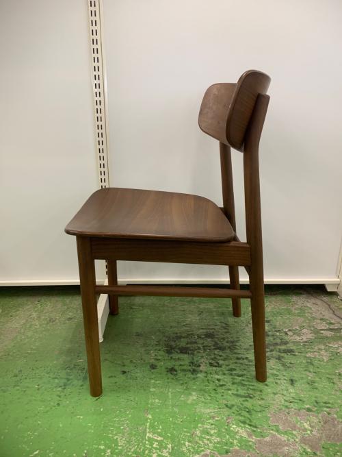 無印良品 (ムジルシリョウヒン) ラウンドチェア ブラウン ウォールナット