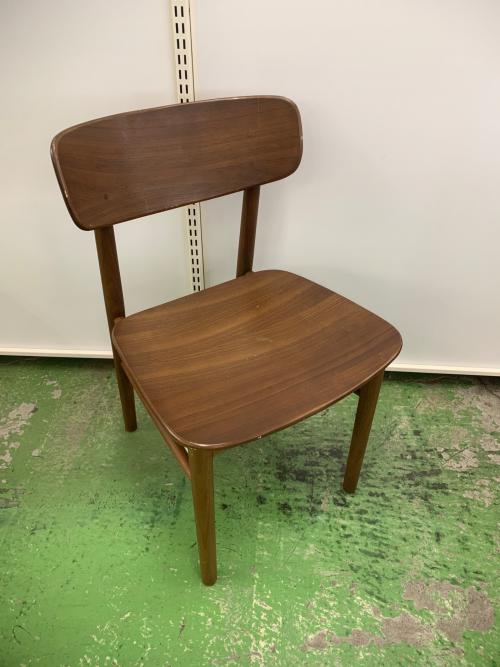 無印良品 (ムジルシリョウヒン) ラウンドチェア ブラウン ウォールナット