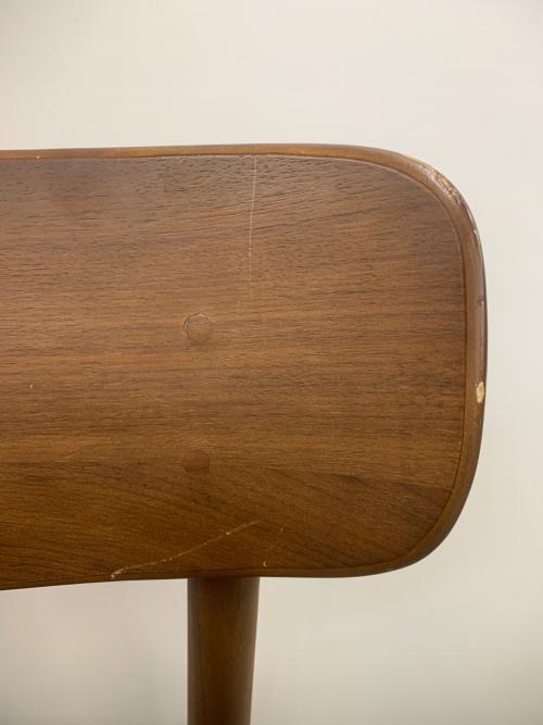 無印良品 (ムジルシリョウヒン) ラウンドチェア ブラウン ウォールナット