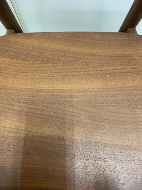 無印良品 (ムジルシリョウヒン) ラウンドチェア ブラウン ウォールナット