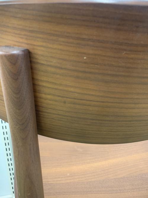 無印良品 (ムジルシリョウヒン) ラウンドチェア ブラウン ウォールナット