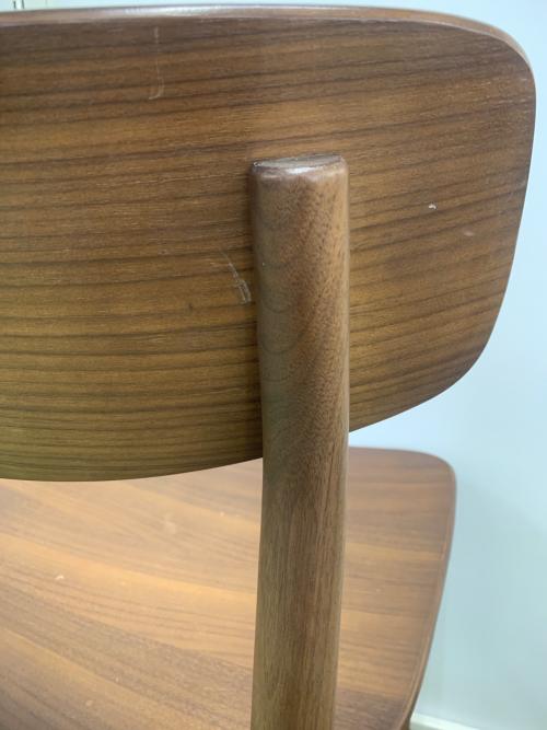 無印良品 (ムジルシリョウヒン) ラウンドチェア ブラウン ウォールナット