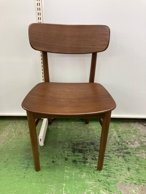 無印良品 (ムジルシリョウヒン) ラウンドチェア ブラウン ウォールナット