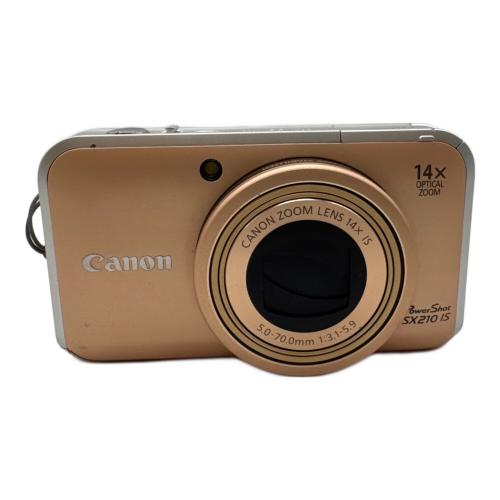CANON (キヤノン) コンパクトデジタルカメラ PowerShot SX210 IS ※バッテリー開閉部破損アリ
