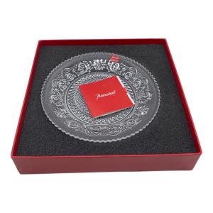 Baccarat (バカラ) ガラス皿 アラベスク