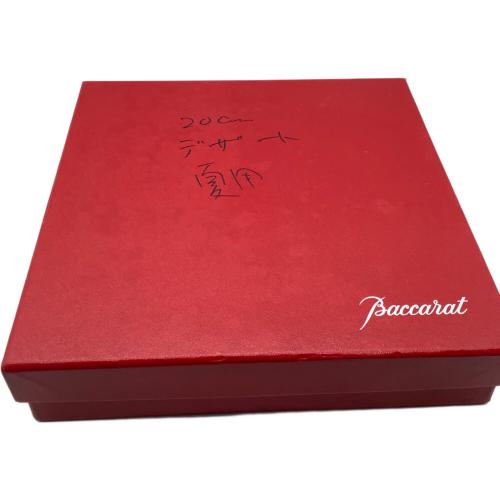 Baccarat (バカラ) ガラス皿 アラベスク