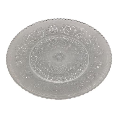Baccarat (バカラ) ガラス皿 アラベスク