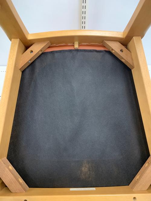 karimoku (カリモク)DIRETTORE ダイニングチェアー オレンジ×ナチュラル