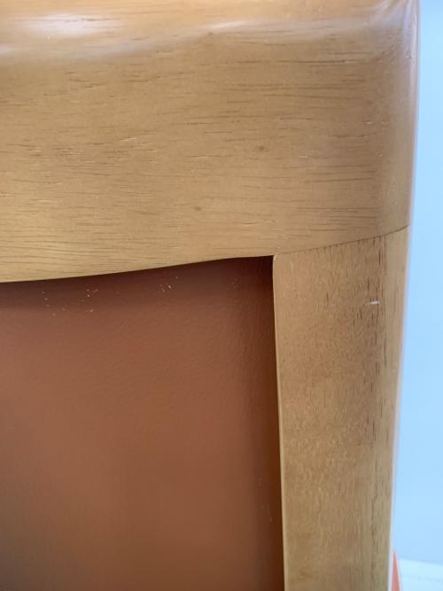 karimoku (カリモク)DIRETTORE ダイニングチェアー オレンジ×ナチュラル