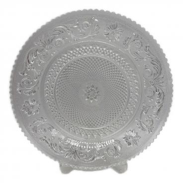Baccarat (バカラ) ガラスプレート 24cm アラベスク｜トレファクONLINE