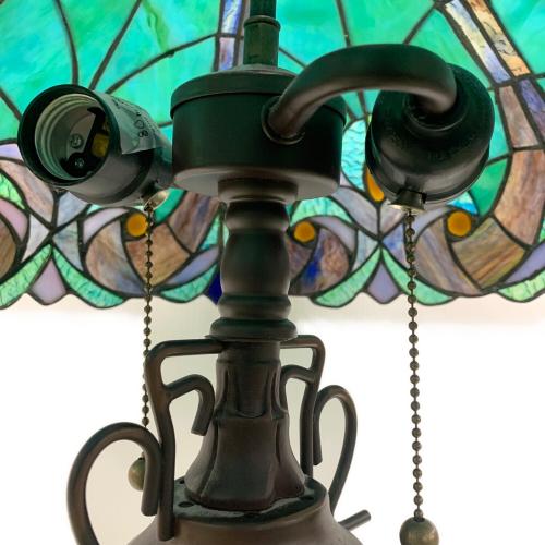 ステンドグラスランプ