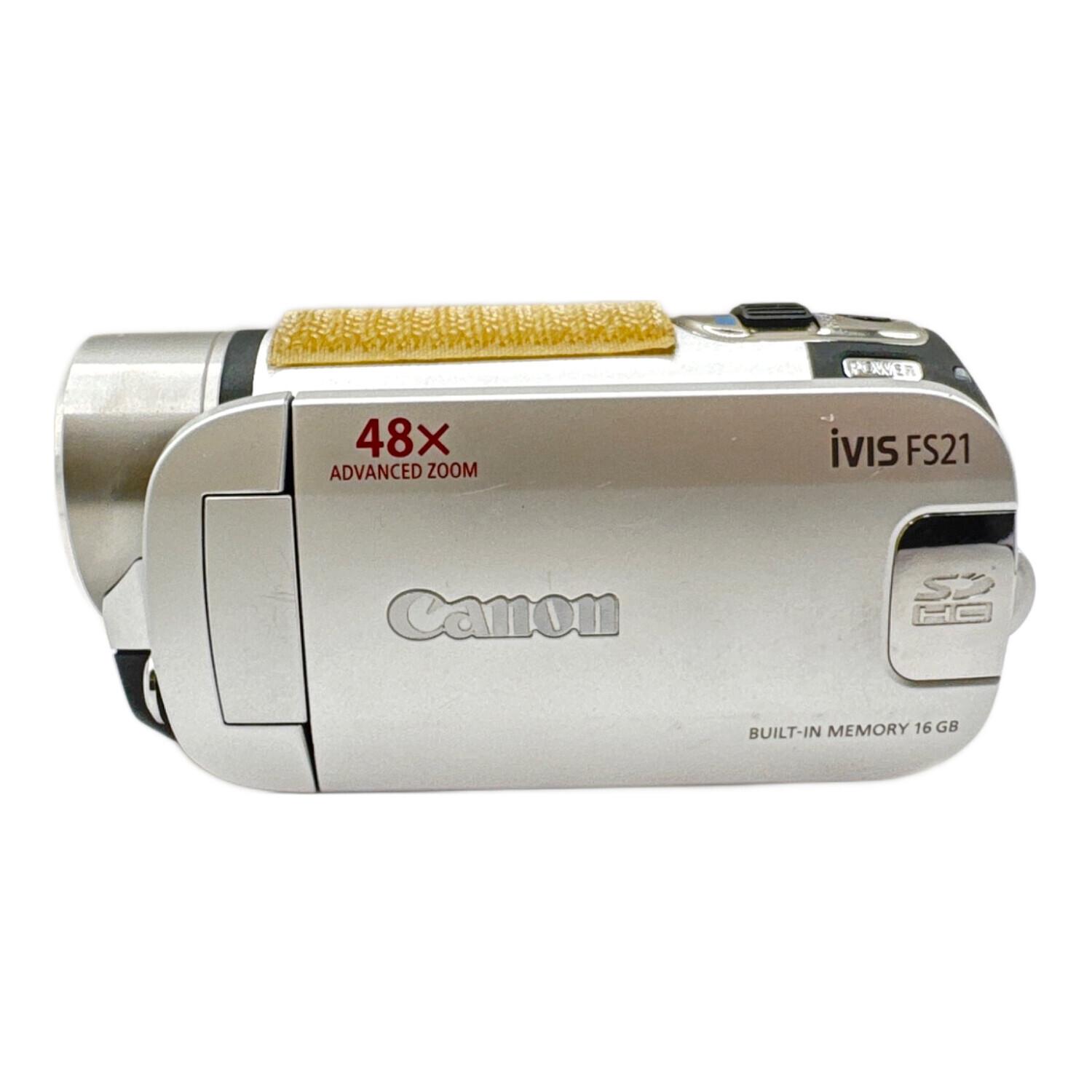 【美品】 Canon キヤノン IVISHFR21 ビデオカメラ CANON (キヤノン) ビデオカメラ iVIS FS21｜トレファクONLINE