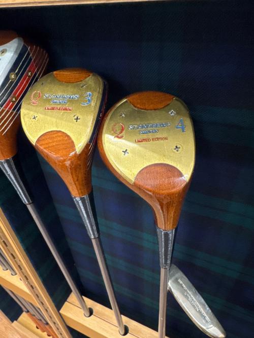 QUEEN ELIZABETH 2（クイーンエリザベス）鑑賞用ゴルフクラブセット CAST FROM THE PROPELLER BLADE OF LIMITED EDITION