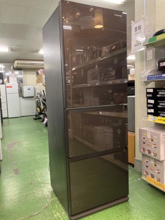 Panasonic (パナソニック) 3ドア冷蔵庫 NR-C344GC-T 2024年製 自動製氷機能 335L