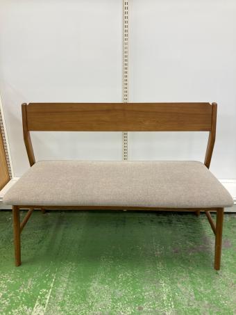 UNICO (ウニコ) ベンチ ナチュラル×グレー SIGNE BENCH BACKREST