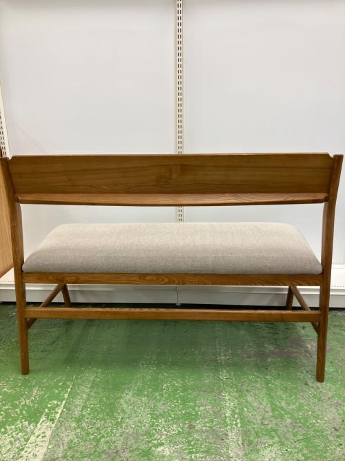 UNICO (ウニコ) ベンチ ナチュラル×グレー SIGNE BENCH BACKREST