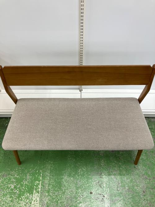 UNICO (ウニコ) ベンチ ナチュラル×グレー SIGNE BENCH BACKREST