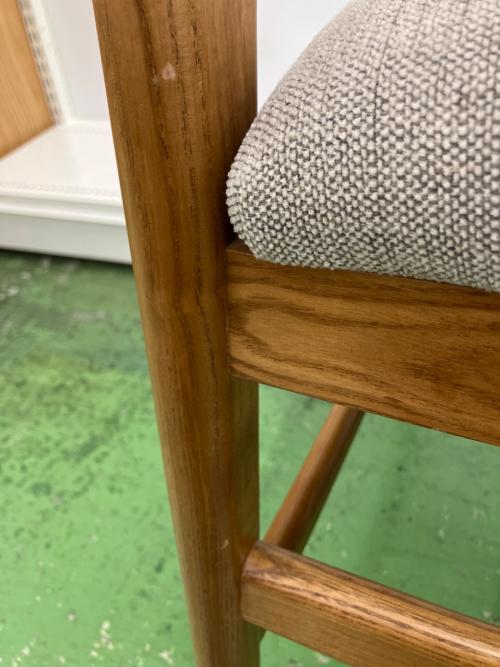 UNICO (ウニコ) ベンチ ナチュラル×グレー SIGNE BENCH BACKREST