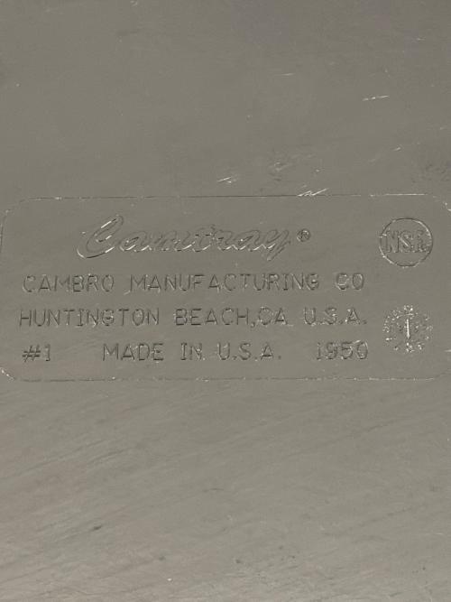 HERMOSA (ハモサ) ネストテーブル USA製 ブラック×ホワイト CAMBRO LOW TABLE