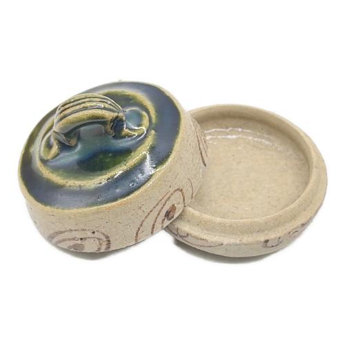 織部焼 和食器 はじき織部香合