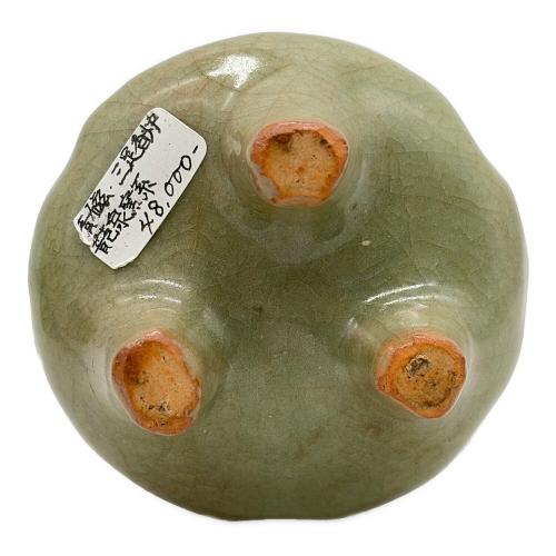 三足香炉 青磁 龍泉窯