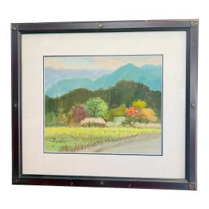 絵画 今泉清 粕平より早坂山