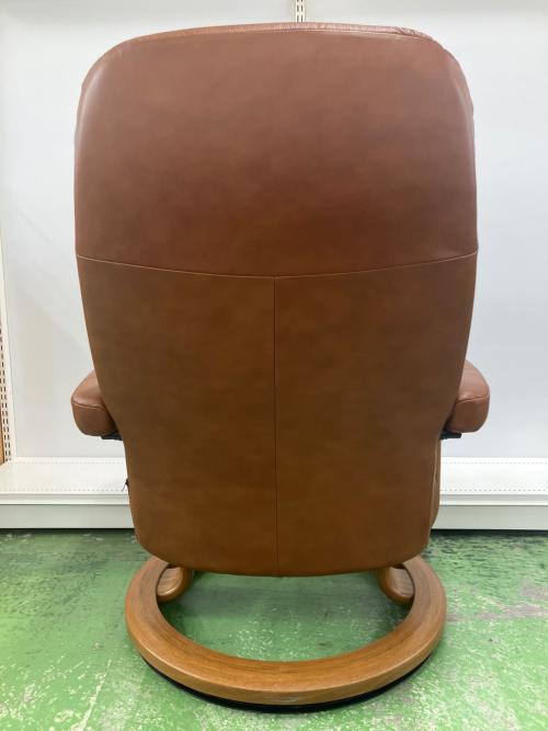 Ekornes (エコーネス) ストレスレスリクライニングチェアー 011450150934802 オットマン付 ブラウン