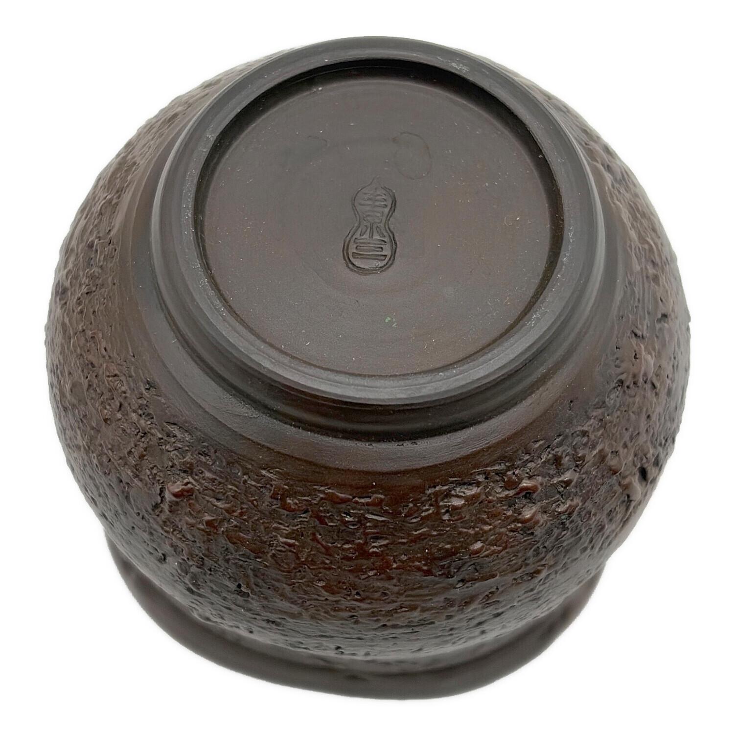 不識庵 井上素三　常滑焼 朱泥 ぐい呑み　カエル　鯛　お猪口　二個セット 不識庵 井上素三 常滑焼 朱泥 ぐい呑み カエル 鯛 お猪口 二個セット