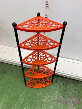 LE CREUSET (ルクルーゼ) コーナーラック オレンジ